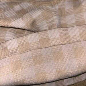 Cropped Aura checkered tank top